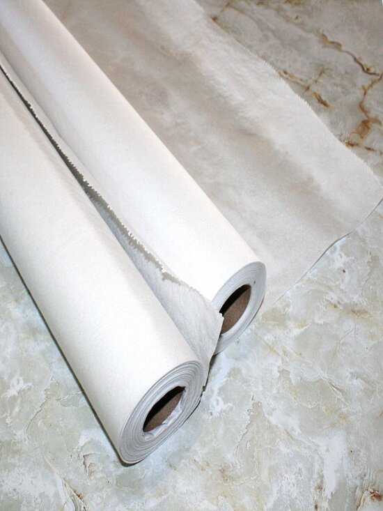 None Other - Tissue Paper 2 - 125 Foot Rolls Shipping Supply Packaging Wrap White Off Work